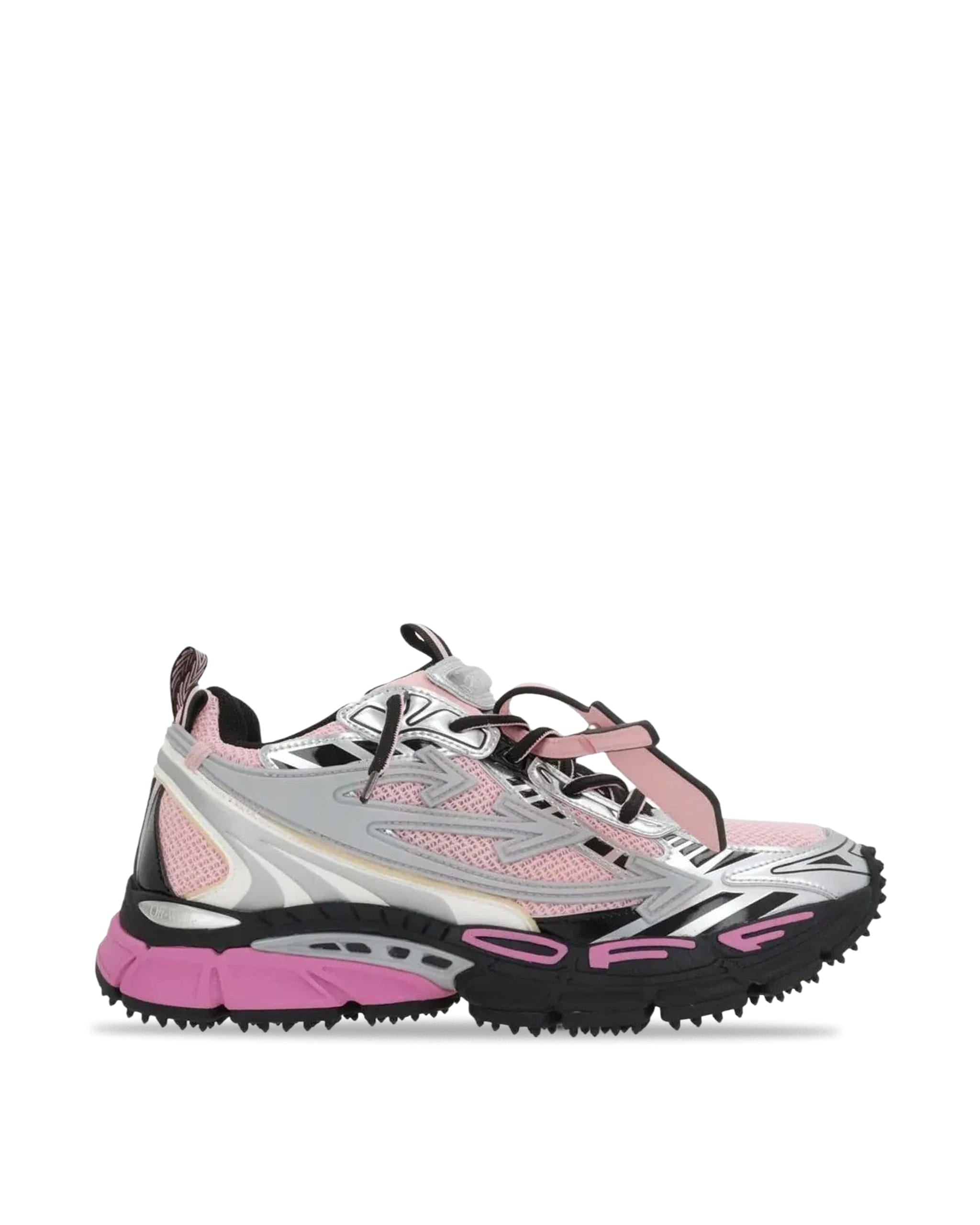 Sneakers OFF WHITE, Be Right Back Lace-Up, Women, Pink Details