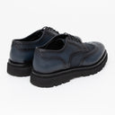 Pantofi FRANCESCHETTI, Brogue Style, Leather Detail, Navy Blue
