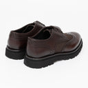 Pantofi FRANCESCHETTI, Brogue Style, Leather Detail, Dark Brown