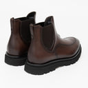 Ghete FRANCESCHETTI, Chelsea Style, Sturdy Sole Detail, Red Brown