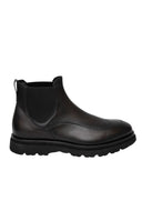 Ghete FRANCESCHETTI, Chelsea Style, Sturdy Sole Detail, Dark Brown