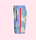 PANTALONI SCURTI BARROW, Nylon Shorts in Blue