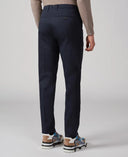 Pantaloni PAL ZILERI, Cotton Slim Fit Navy Blue