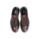 Pantofi Zegna, Leather Trio Design, Brown