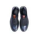 Pantofi Franceschetti, Leather Trio Design, Navy Blue