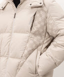Geaca OFF WHITE,  with emblem print, Bej