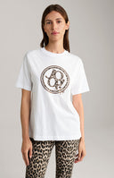 Tricou JOOP, Animal Print Logo, White