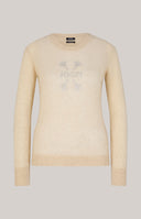Pulover JOOP, Kasmir, Artistic Logo, Beige