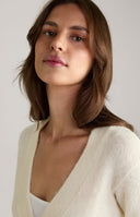 Pulover JOOP, Alpaka Mix, V Neck, Clean White