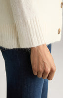 Pulover JOOP, Alpaka Mix, V Neck, Clean White