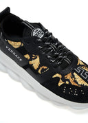 Sneakers Versace Chain Reaction V2 Black Barocco Woman