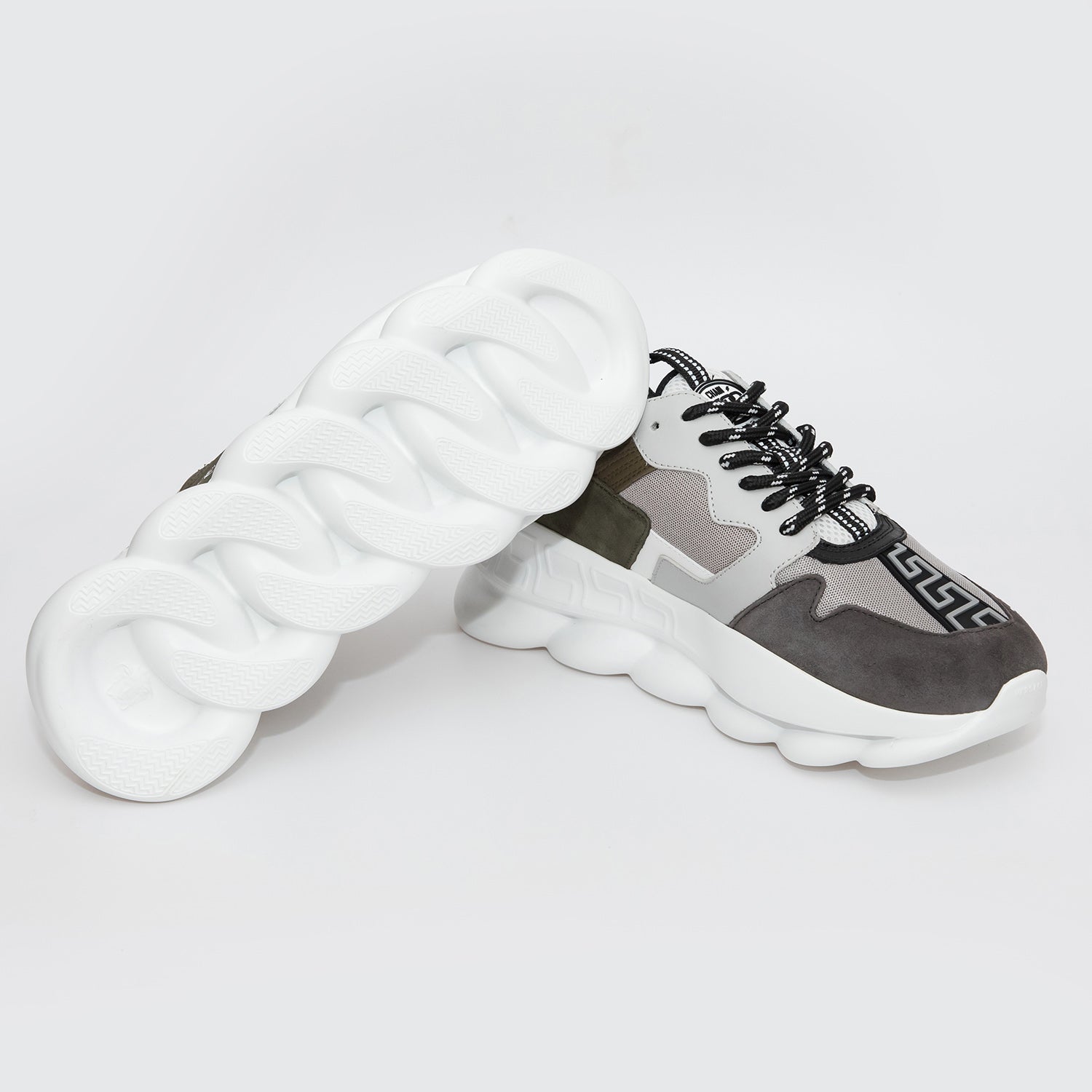 ★IIOSH品★ Sneakers VERSACE,CHAIN REACTION V2, 10215751A16192IT6EA60