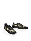 Sneakers Versace Chain Reaction V2 Black Barocco Woman
