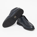 Laofers FRANCESCHETTI, Minimalist Style, Lightweight Sole, Navy Blue