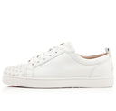 SNEAKERS CHRISTIAN LOUBOUTIN, Louis junior spikes flat, All white