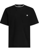 TRICOU DOLCE & GABBANA, Classic, Logo Embroidered, Black