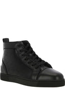 Sneakers Christian Louboutin, Jacquard High-Top Black