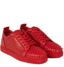 Sneakers Christian Louboutin,  Louis Junior, Rosu