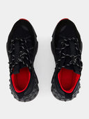 Sneakers Christian Louboutin, Black Trailnrun, Red Details
