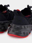 Sneakers Christian Louboutin, Black Trailnrun, Red Details