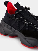 Sneakers Christian Louboutin, Black Trailnrun, Red Details