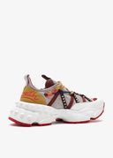 Sneakers Christian Louboutin, Trailnrun, Multicolor Detailes, Beige Grey