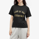 Tricou FEAR OF GOD, Logo Insert, Tri-Blend, Black
