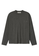 Bluza FEAR OF GOD, Essentials Classic Long Sleeve Tee Charcoal Heather Men