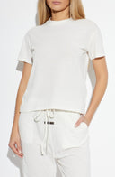 Tricou FEAR OF GOD, embroidered T-shirt, Ivory
