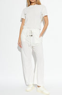 Tricou FEAR OF GOD, embroidered T-shirt, Ivory