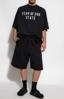 Tricou FEAR OF GOD,Essentials BLACK T-shirt with printed logo