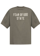 Tricou FEAR OF GOD, Essentials GREEN T-shirt with printed logo