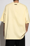 Tricou FEAR OF GOD, Essentials YELLOW T-shirt with printed logo