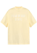 Tricou FEAR OF GOD, Essentials YELLOW T-shirt with printed logo