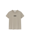 Tricou FEAR OF GOD, Logo Insert, Cap Sleeve, Beige