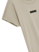 Tricou FEAR OF GOD, Logo Insert, Cap Sleeve, Beige