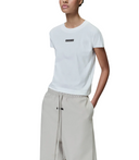 Tricou FEAR OF GOD, Logo Insert,, Cap Sleeve , White
