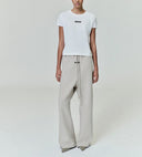 Tricou FEAR OF GOD, Logo Insert,, Cap Sleeve , White