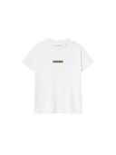 Tricou FEAR OF GOD, Logo Insert,, Cap Sleeve , White