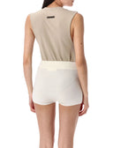 Body FEAR OF GOD, Logo Plaque, Sleeveless, Beige