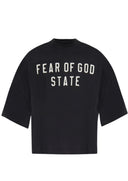 Tricou FEAR OF GOD,Essentials BLACK T-shirt with printed logo