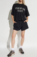 Tricou FEAR OF GOD,Essentials BLACK T-shirt with printed logo
