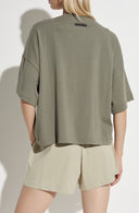Tricou FEAR OF GOD,  Essentials GREEN T-shirt with printed logo