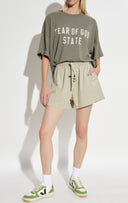 Tricou FEAR OF GOD,  Essentials GREEN T-shirt with printed logo