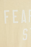 Tricou FEAR OF GOD, Essentials YELLOW T-shirt with printed logo