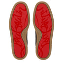 Sneakers CHRISTIAN LOUBOUTIN, Retero logo sneakers, Brown