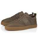 Sneakers CHRISTIAN LOUBOUTIN, Retero logo sneakers, Brown