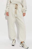 Pantaloni FEAR OF GOD, Essentials cream Sweatpants with logo