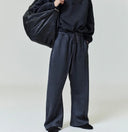 Pantaloni FEAR OF GOD, ESSENTIALS Suede Fleece Flare Sweatpant, Grey