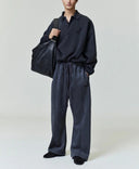 Pantaloni FEAR OF GOD, ESSENTIALS Suede Fleece Flare Sweatpant, Grey